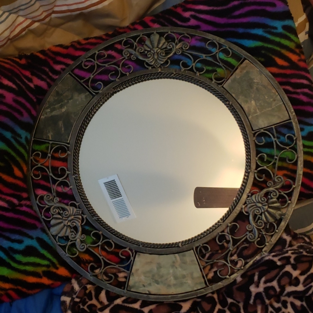 Large antique mirror